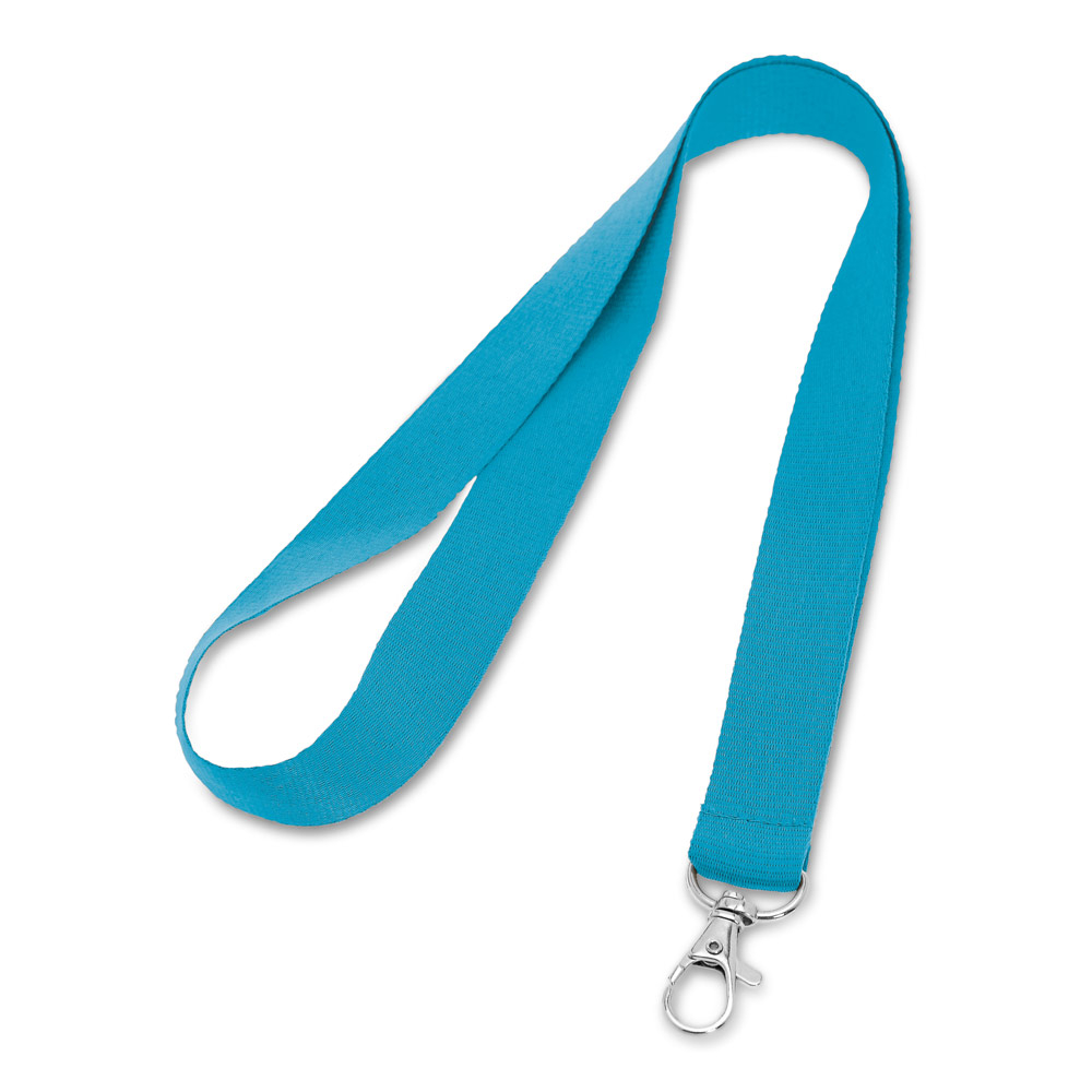 Lanyard personnalisable basique Bleu clair